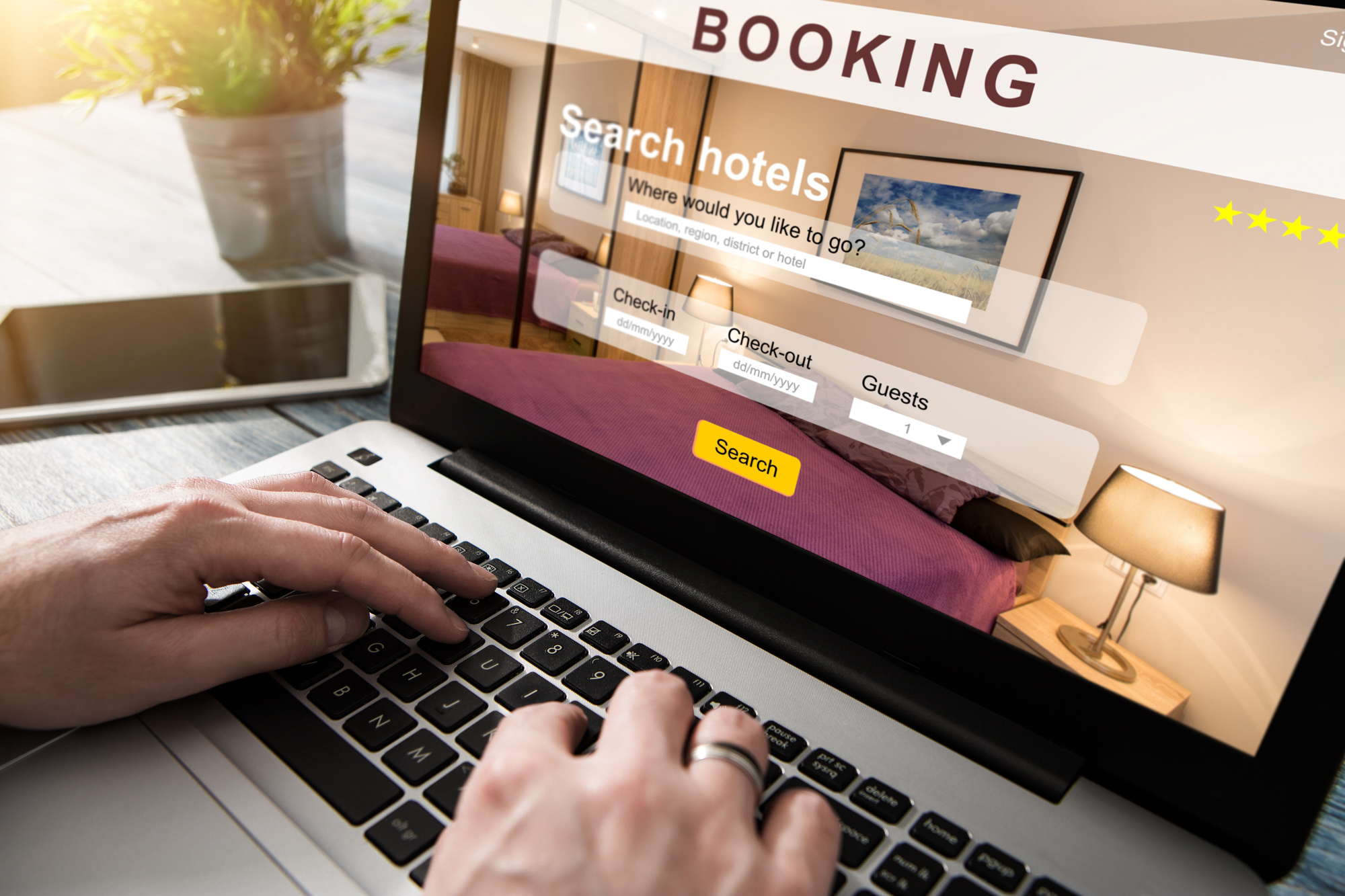 hotel website designs