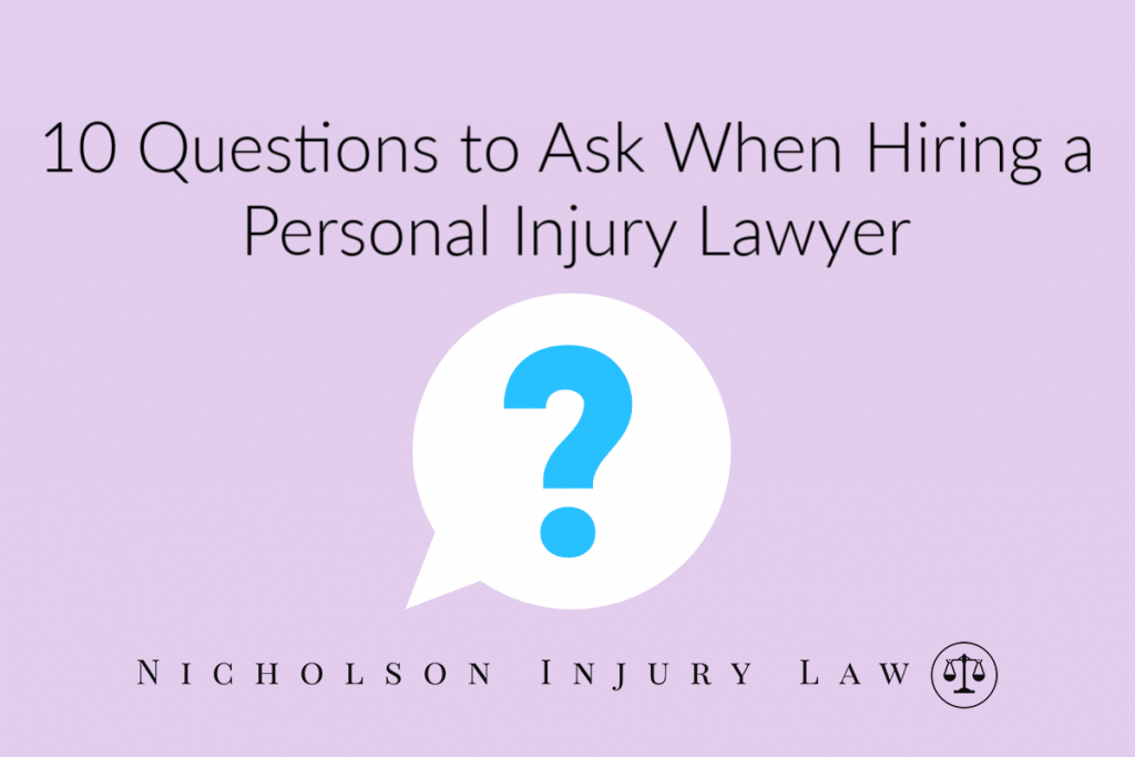 10 Questions to Ask When Hiring a Personal Injury Lawyer - ArticleCity.com